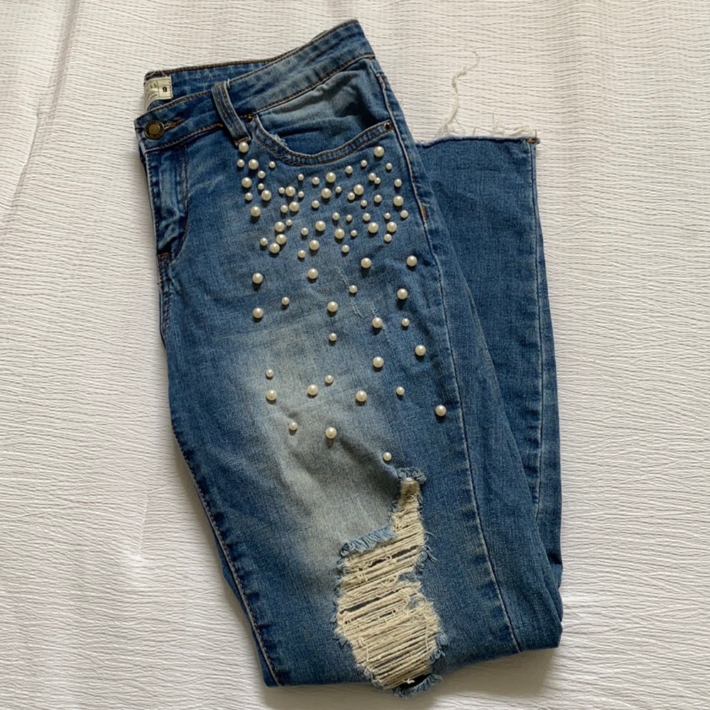 Mid-Rise Ángel Kiss Jeans